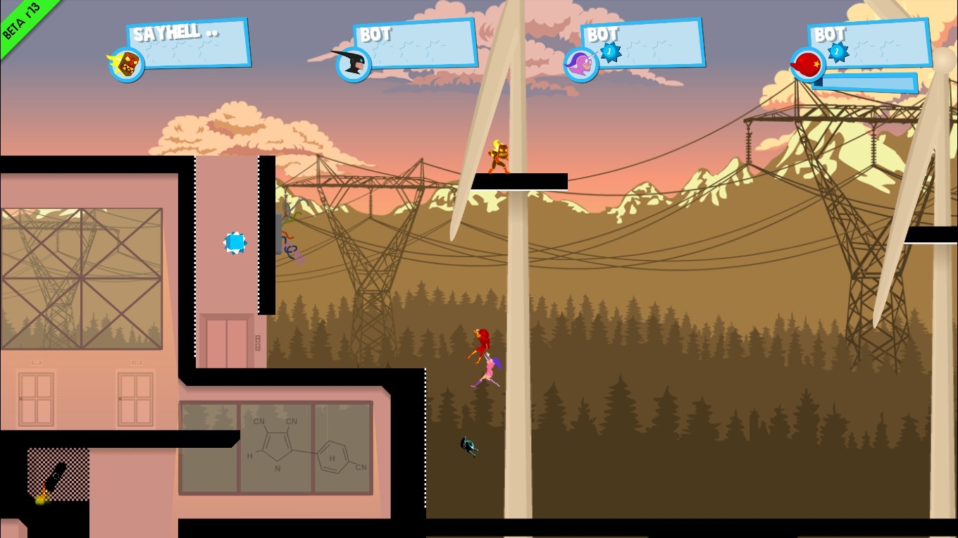 Скриншот из игры SpeedRunners под номером 8