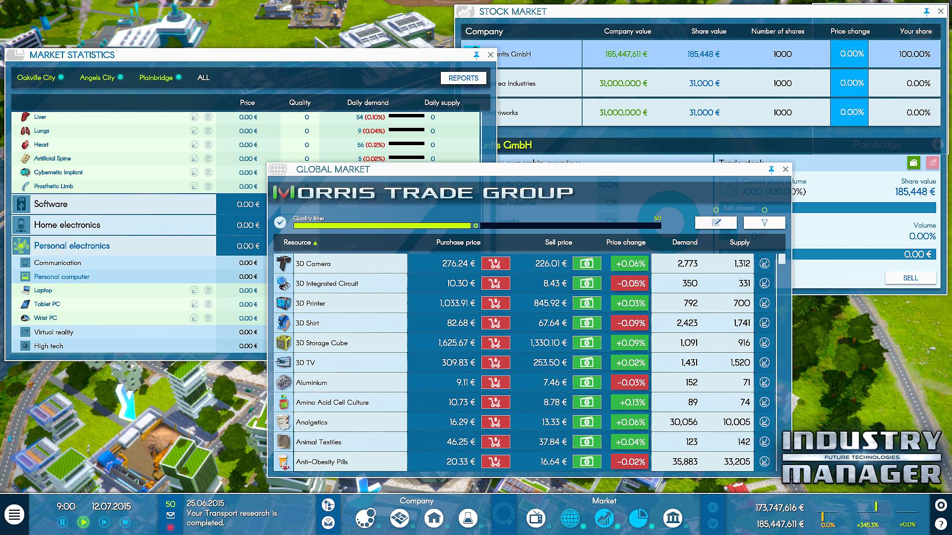 Скриншот из игры Industry Manager: Future Technologies под номером 2