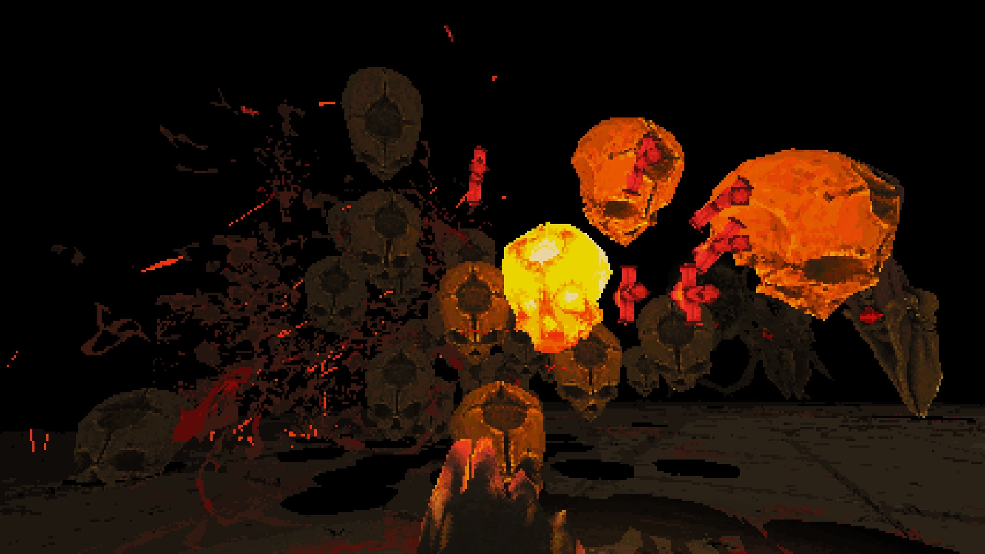 Скриншот из игры Devil Daggers под номером 1