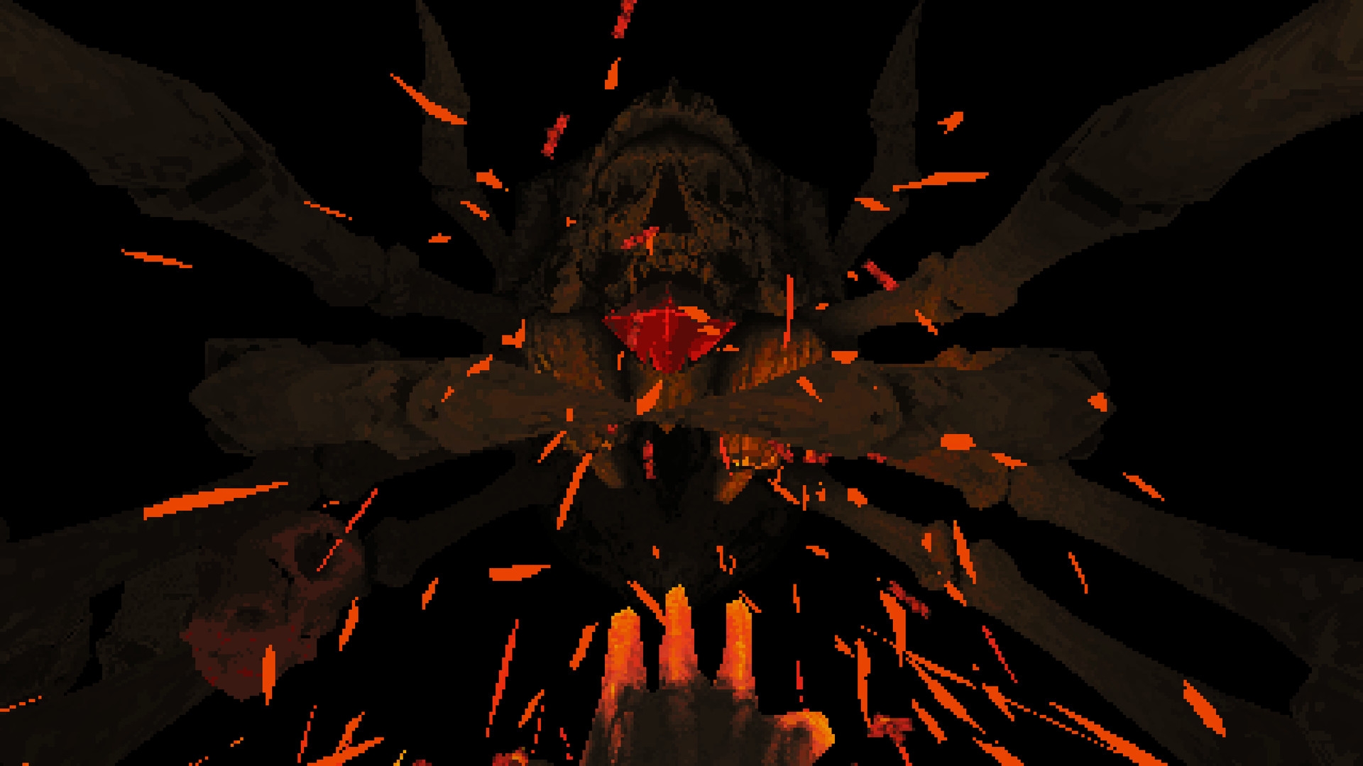 Скриншот из игры Devil Daggers под номером 2