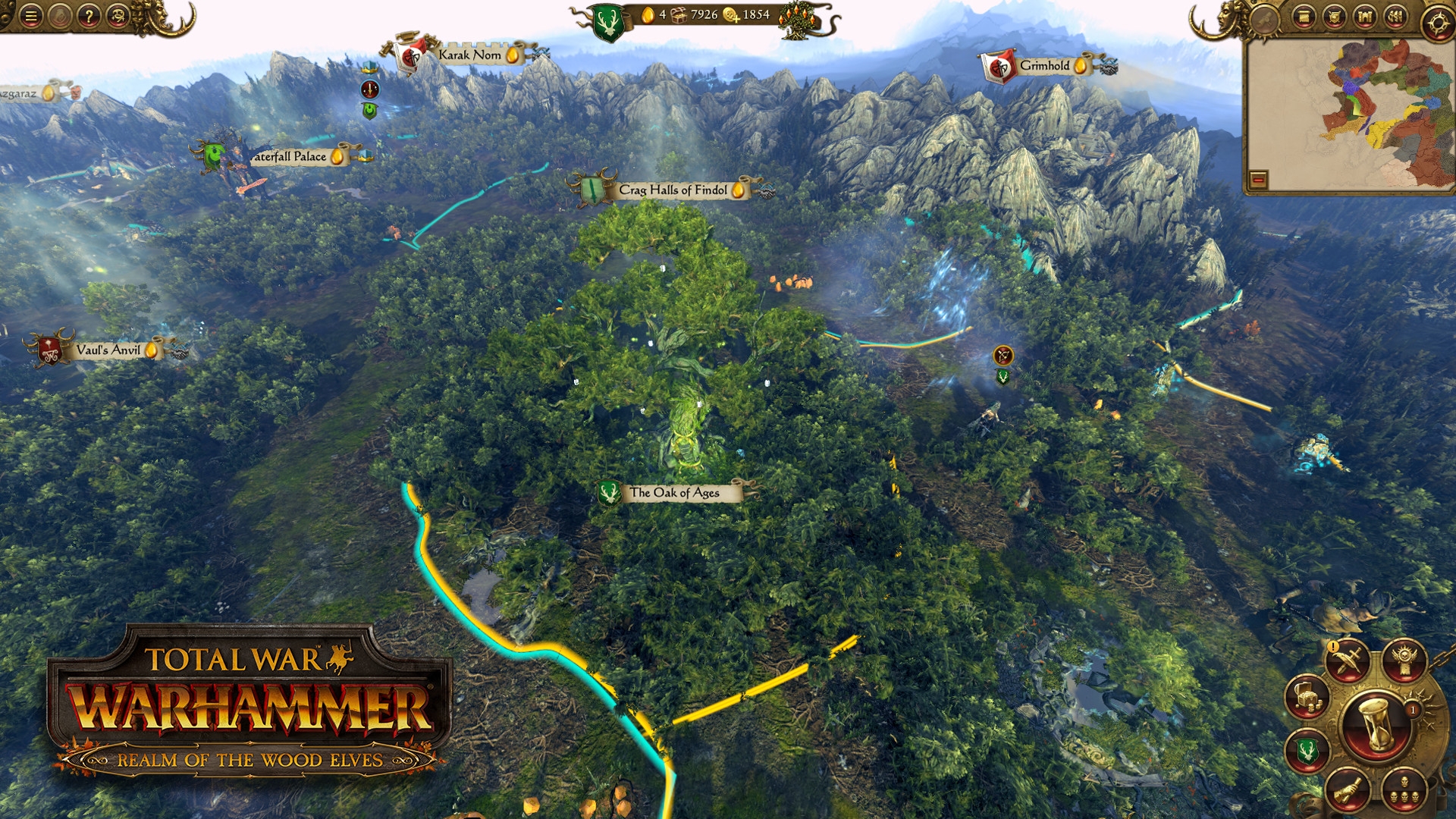 Скриншот из игры Total War: Warhammer - Realm of The Wood Elves под номером 1