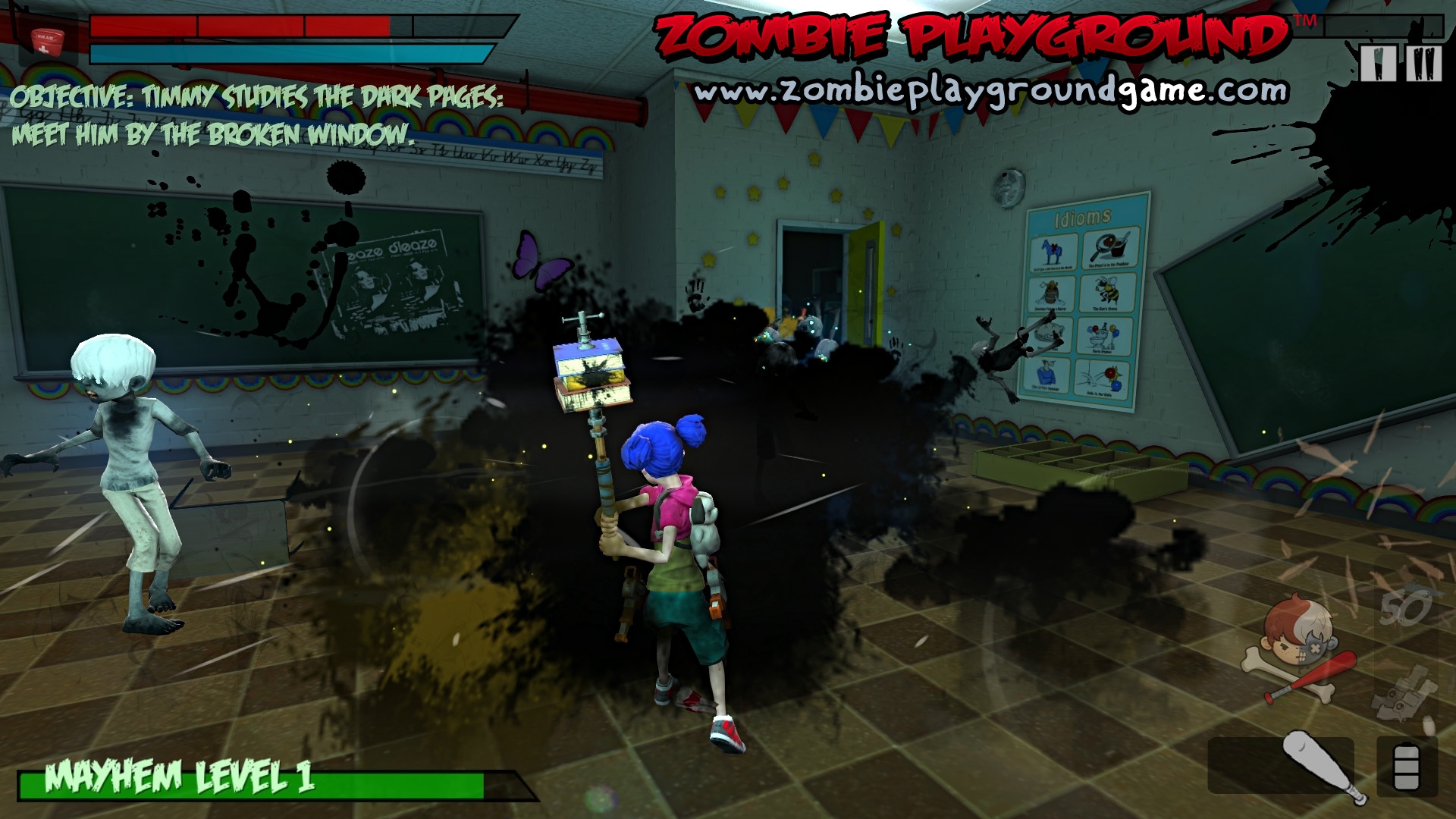 Скриншот из игры Zombie Playground под номером 2
