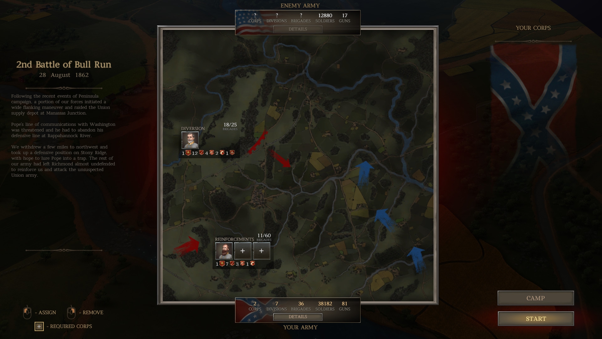 Скриншот из игры Ultimate General: Civil War под номером 1
