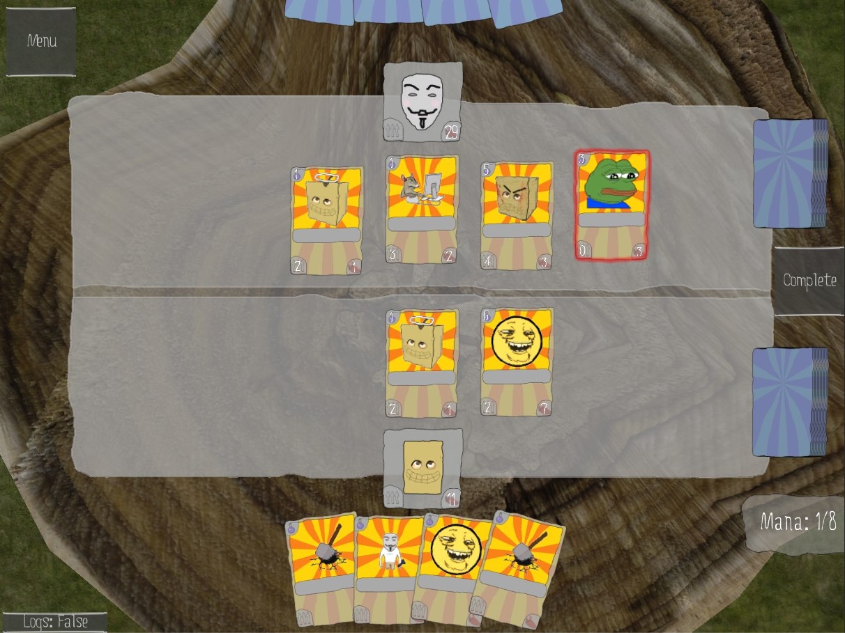 Скриншот из игры Bitardia Cards: Memes of 2ch под номером 3
