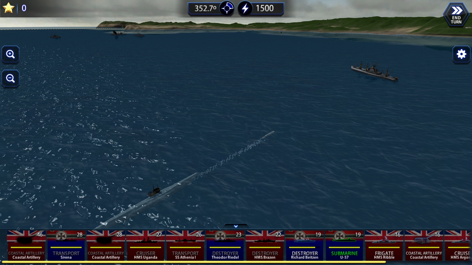 Скриншот из игры Battle Fleet 2 под номером 9