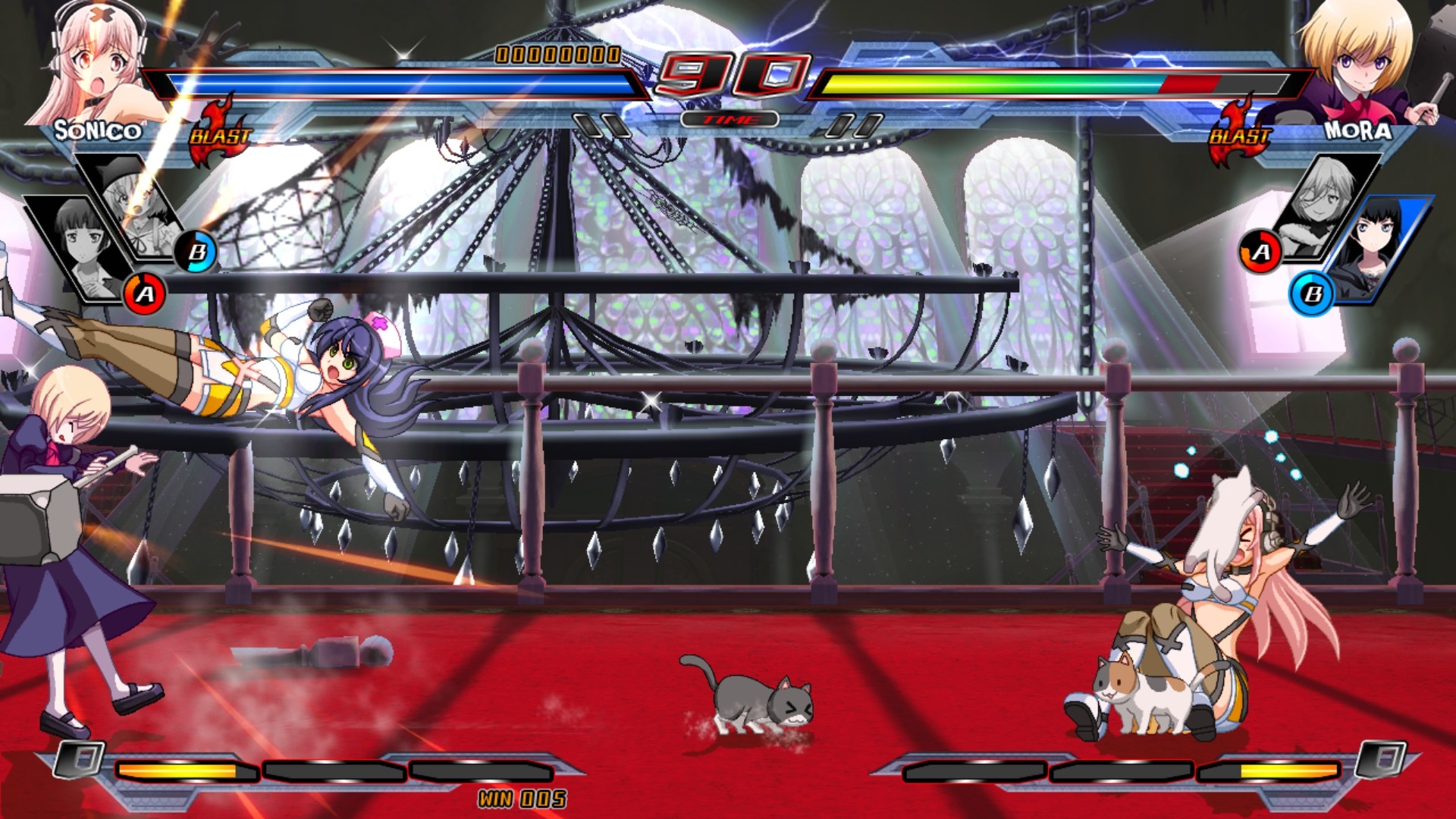 Скриншот из игры Nitroplus Blasterz: Heroines Infinite Duel под номером 18
