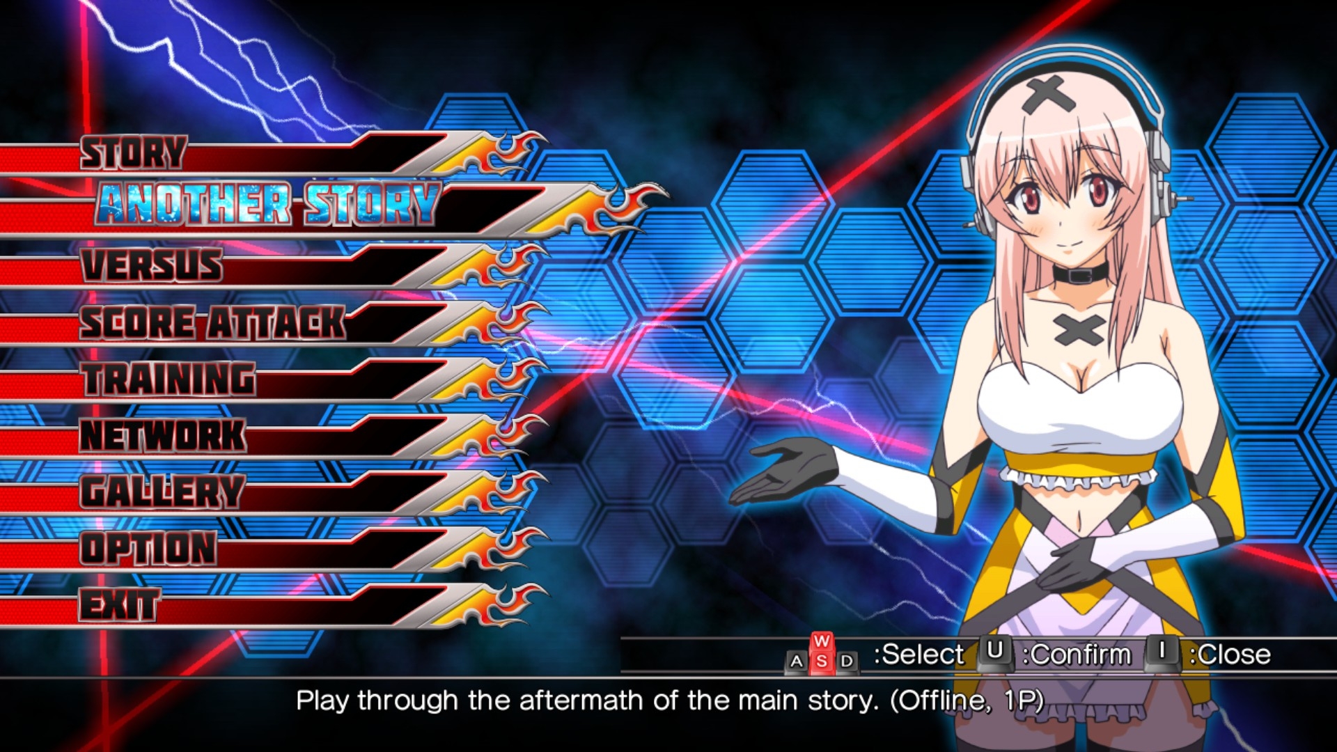 Скриншот из игры Nitroplus Blasterz: Heroines Infinite Duel под номером 4