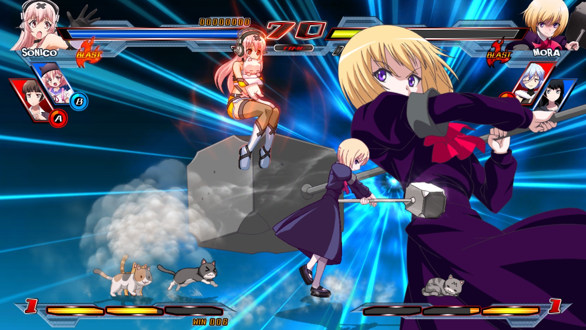 Скриншот из игры Nitroplus Blasterz: Heroines Infinite Duel под номером 5