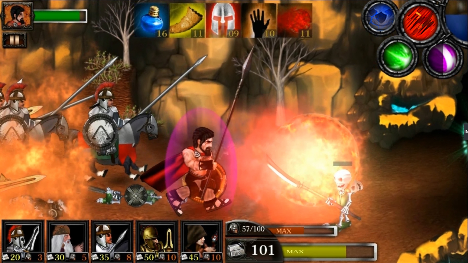 Скриншот из игры Spartans Vs Zombies Defense под номером 3