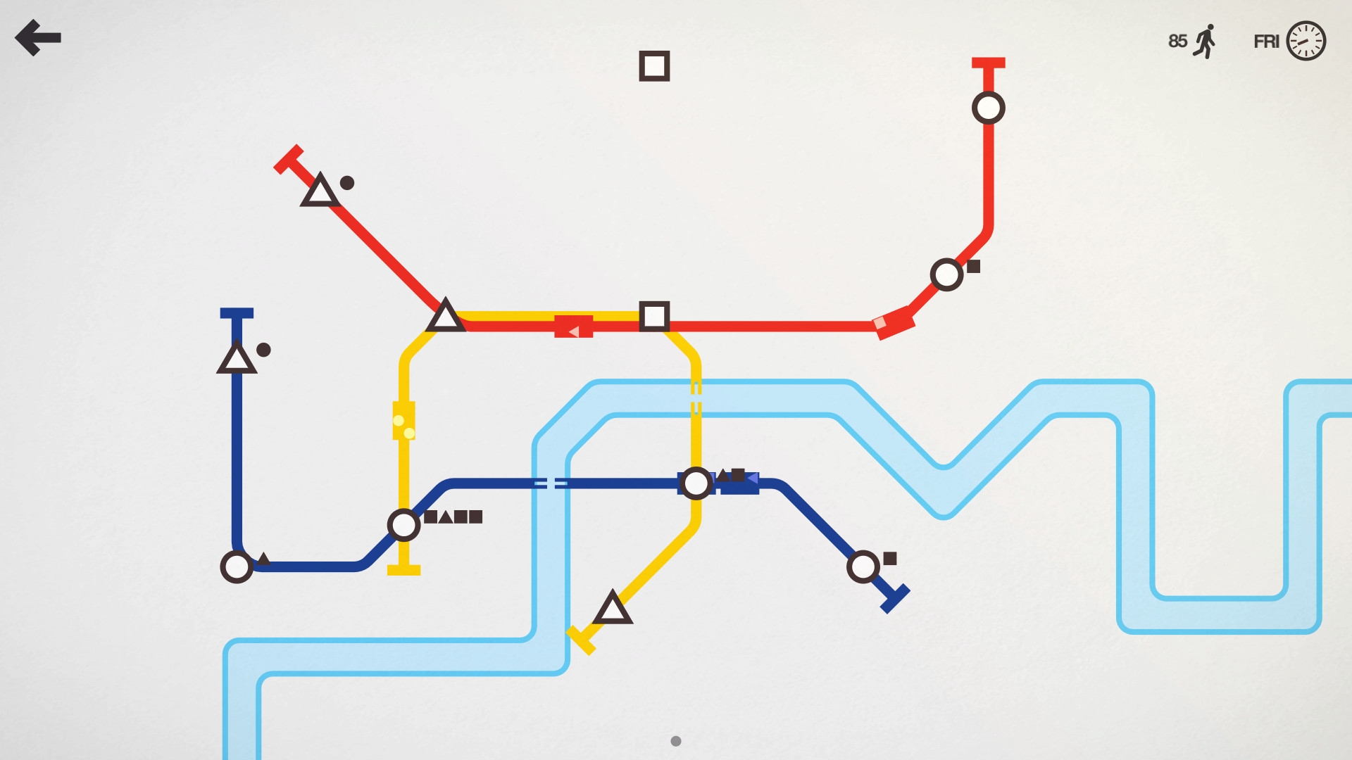 Скриншот из игры Mini Metro под номером 10