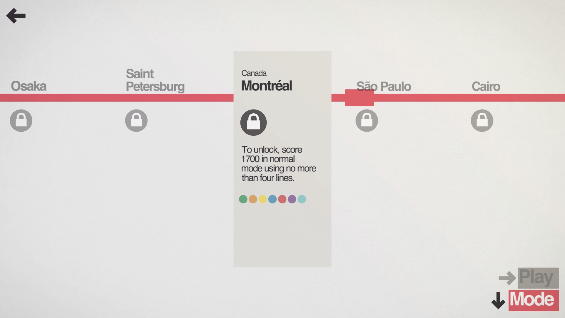Скриншот из игры Mini Metro под номером 12