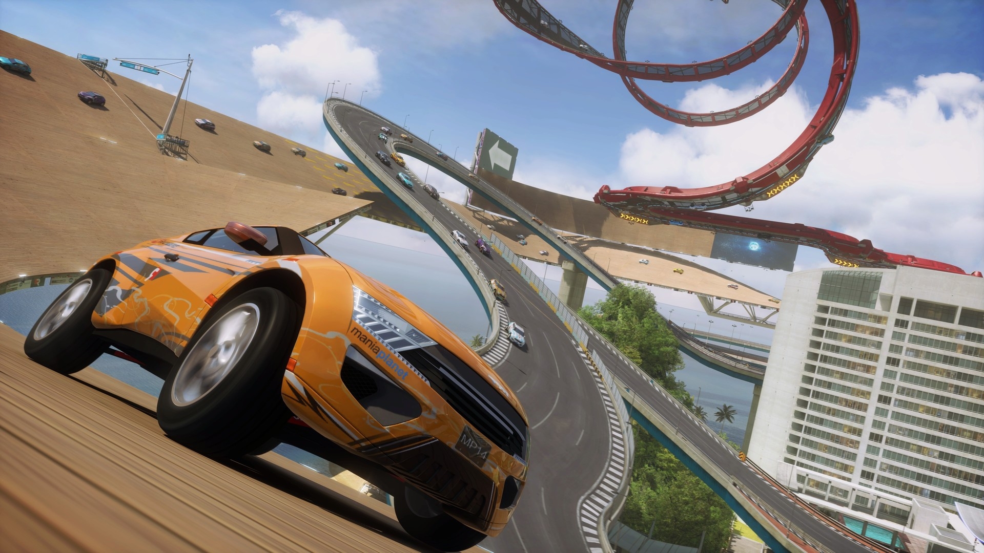 Скриншот из игры TrackMania 2: Lagoon под номером 9