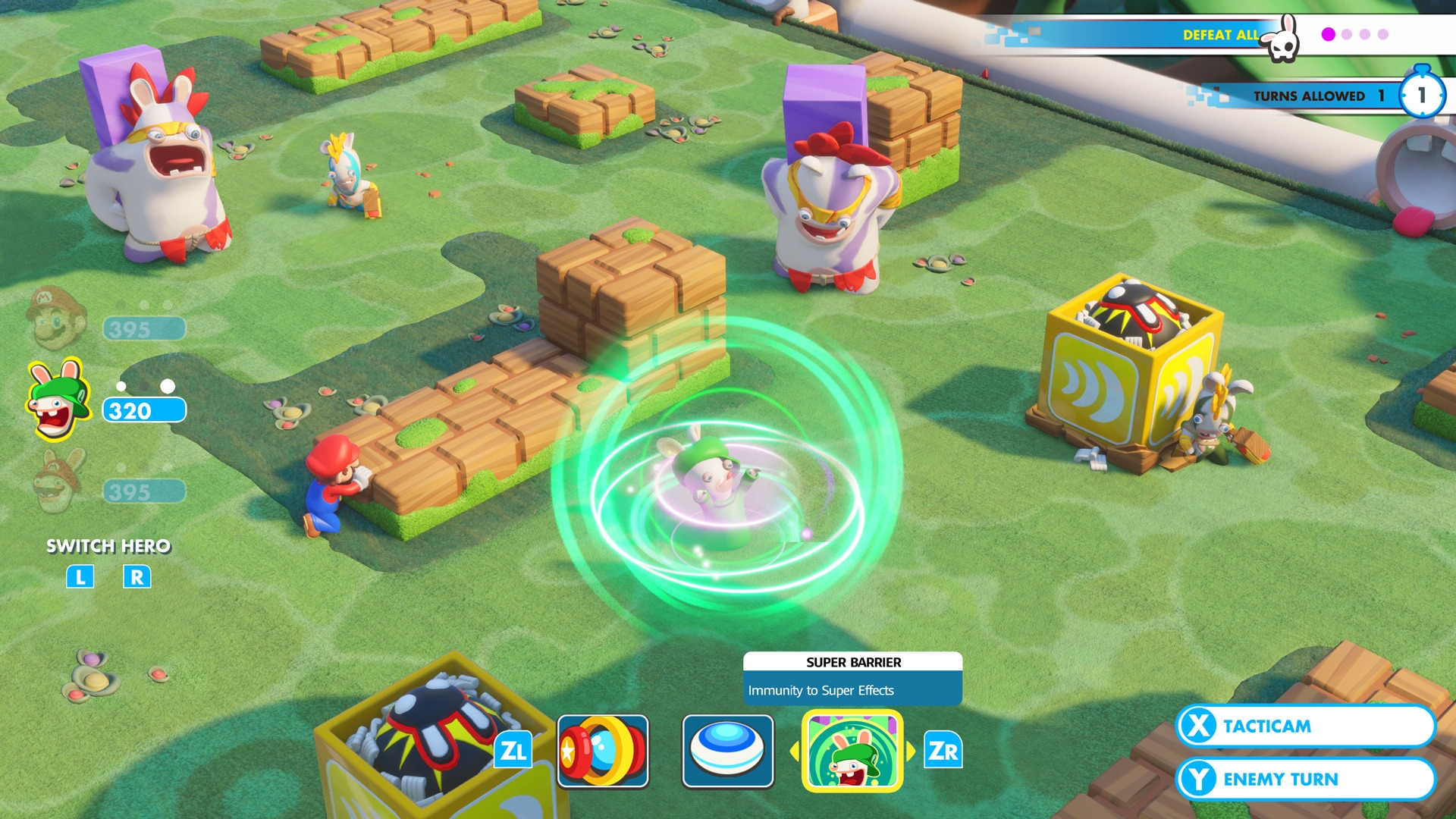 Скриншот из игры Mario + Rabbids Kingdom Battle под номером 11