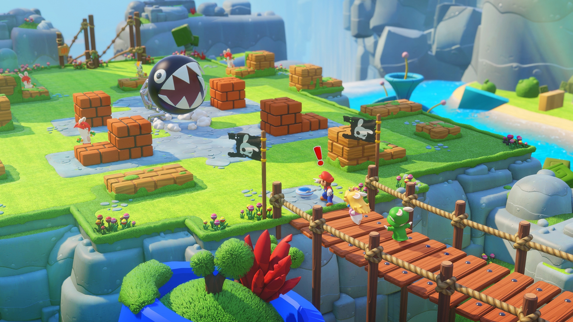 Скриншот из игры Mario + Rabbids Kingdom Battle под номером 3
