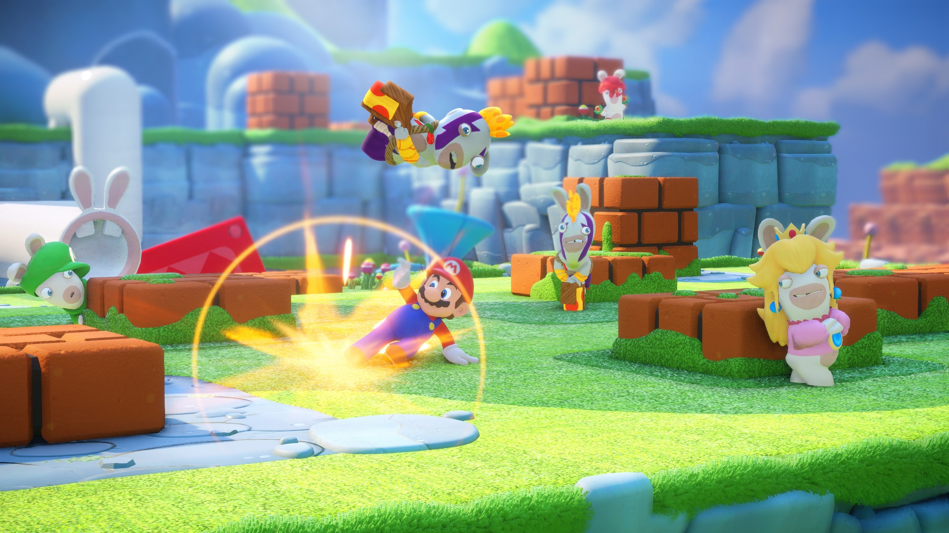 Скриншот из игры Mario + Rabbids Kingdom Battle под номером 5