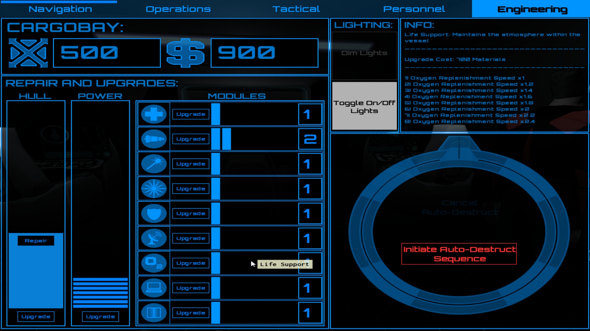 Скриншот из игры Icarus Starship Command Simulator под номером 7