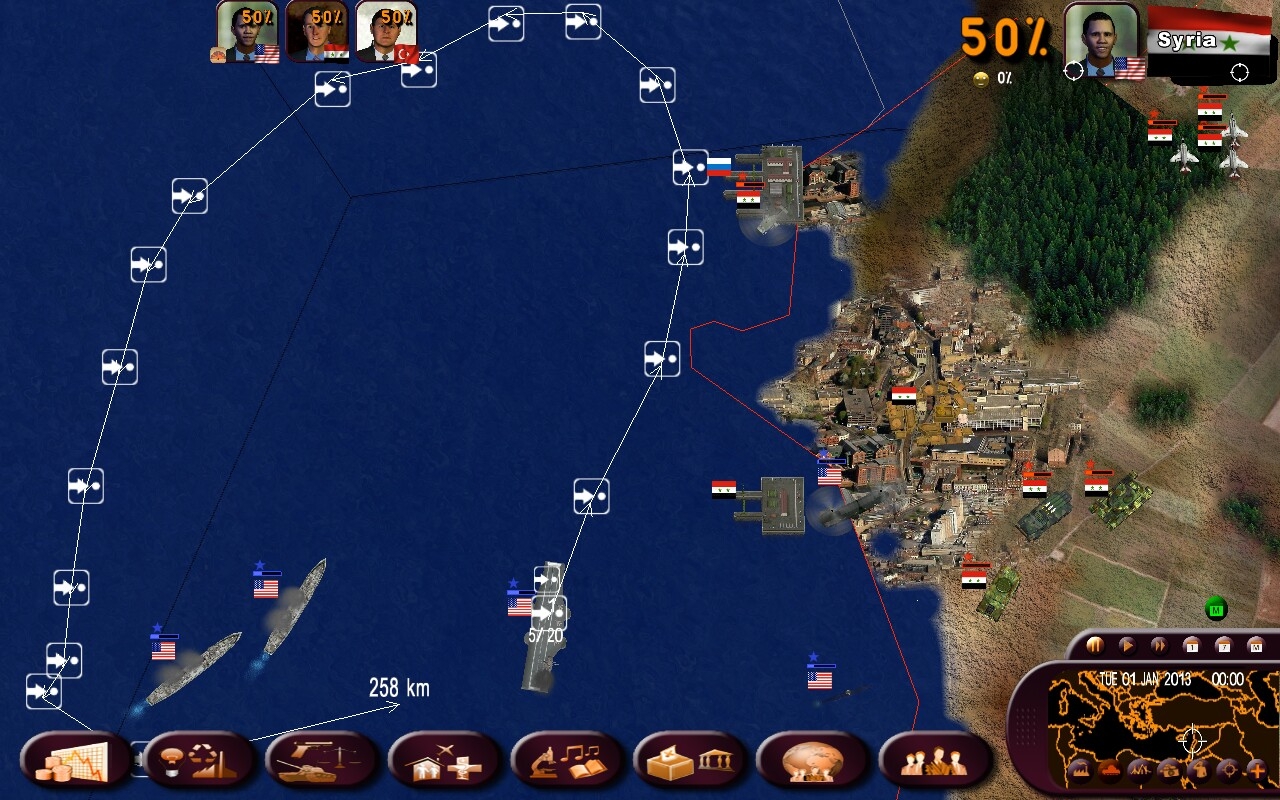 Скриншот из игры Masters of the World - Geopolitical Simulator 3 под номером 1