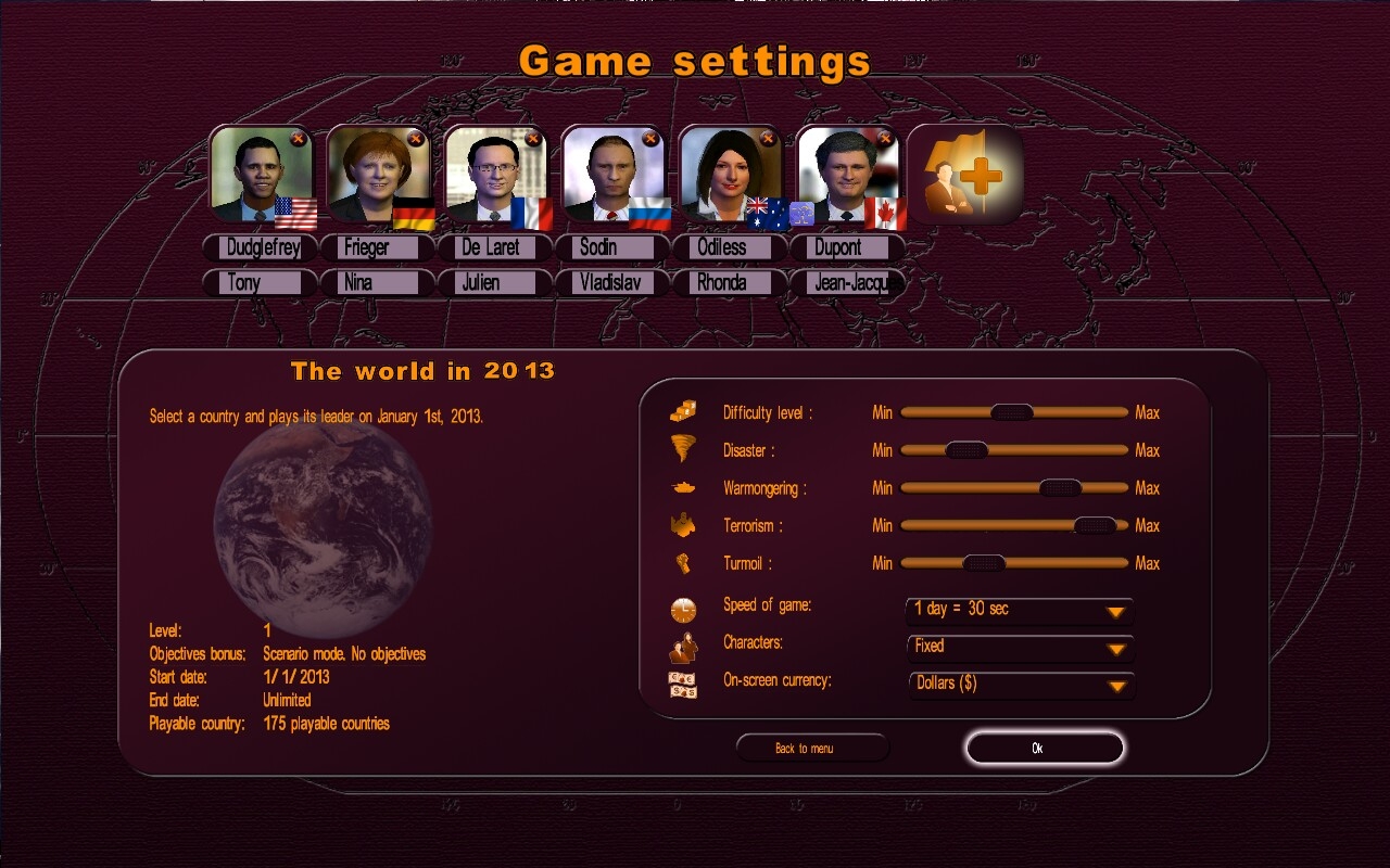 Скриншот из игры Masters of the World - Geopolitical Simulator 3 под номером 10