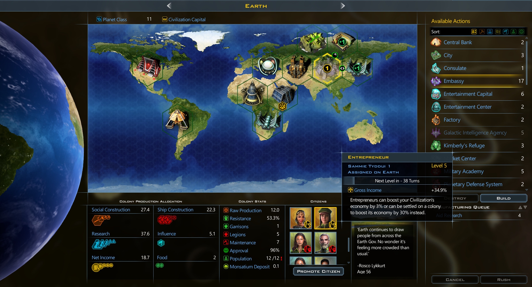 Скриншот из игры Galactic Civilizations 3: Crusade Expansion Pack под номером 4