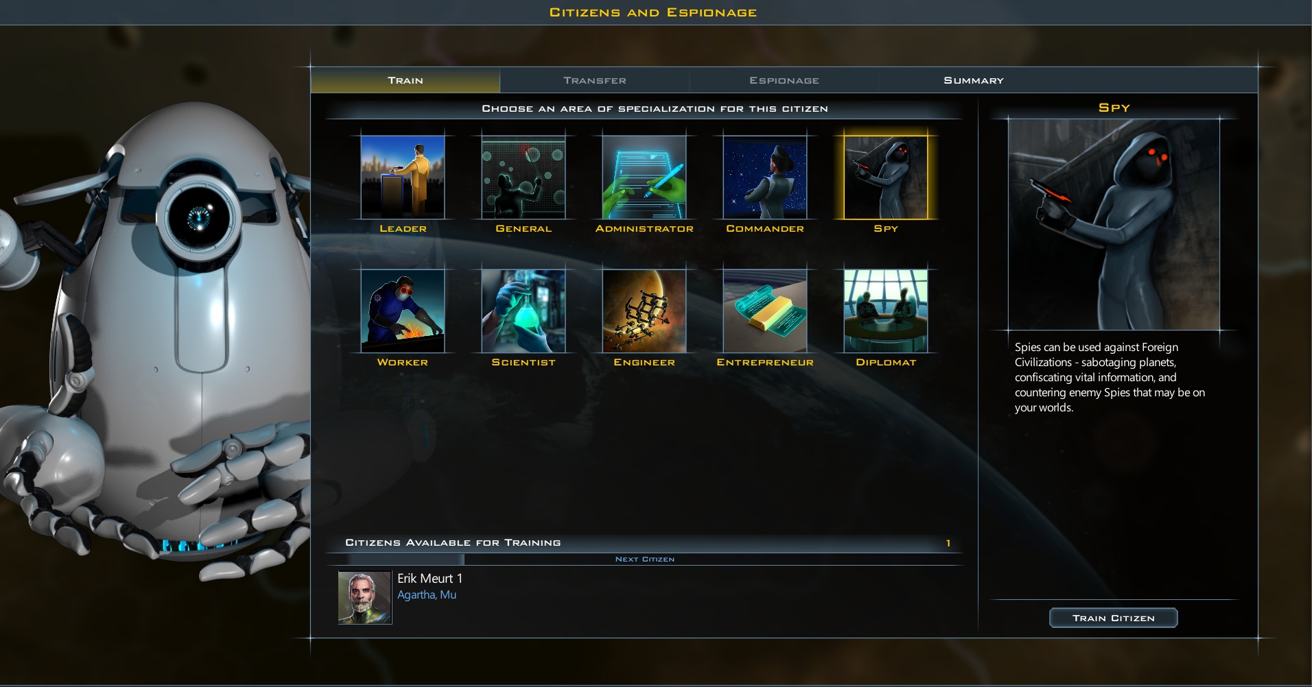 Скриншот из игры Galactic Civilizations 3: Crusade Expansion Pack под номером 5