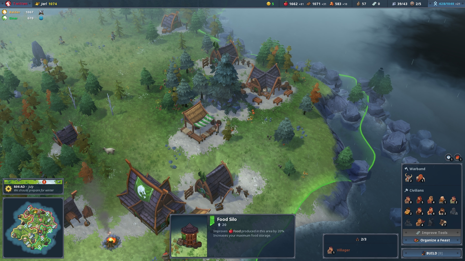 Скриншот из игры Northgard под номером 2