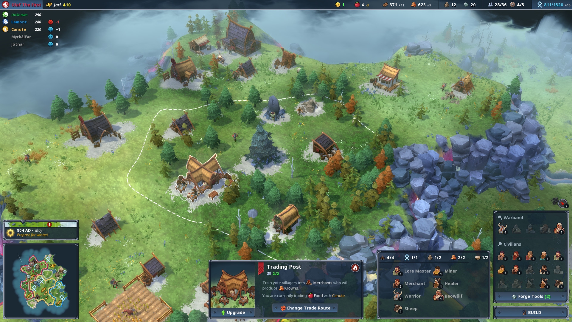 Скриншот из игры Northgard под номером 4