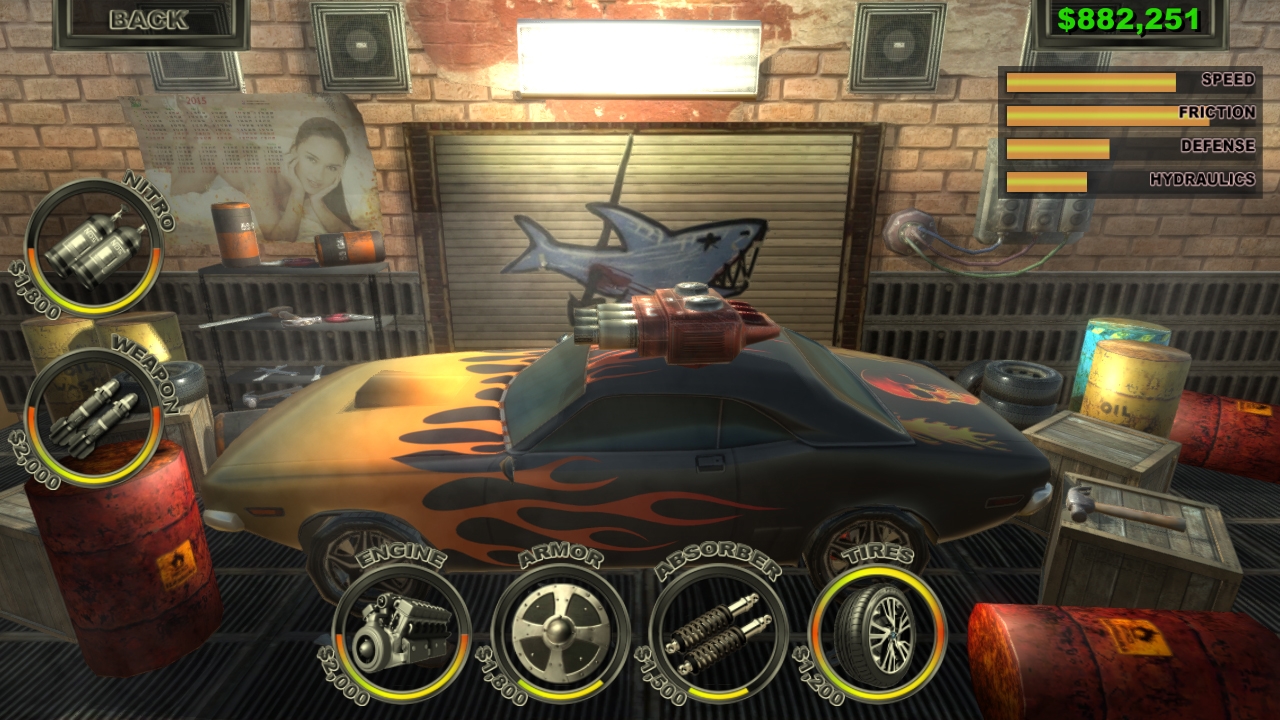 Скриншот из игры Lethal Brutal Racing под номером 5