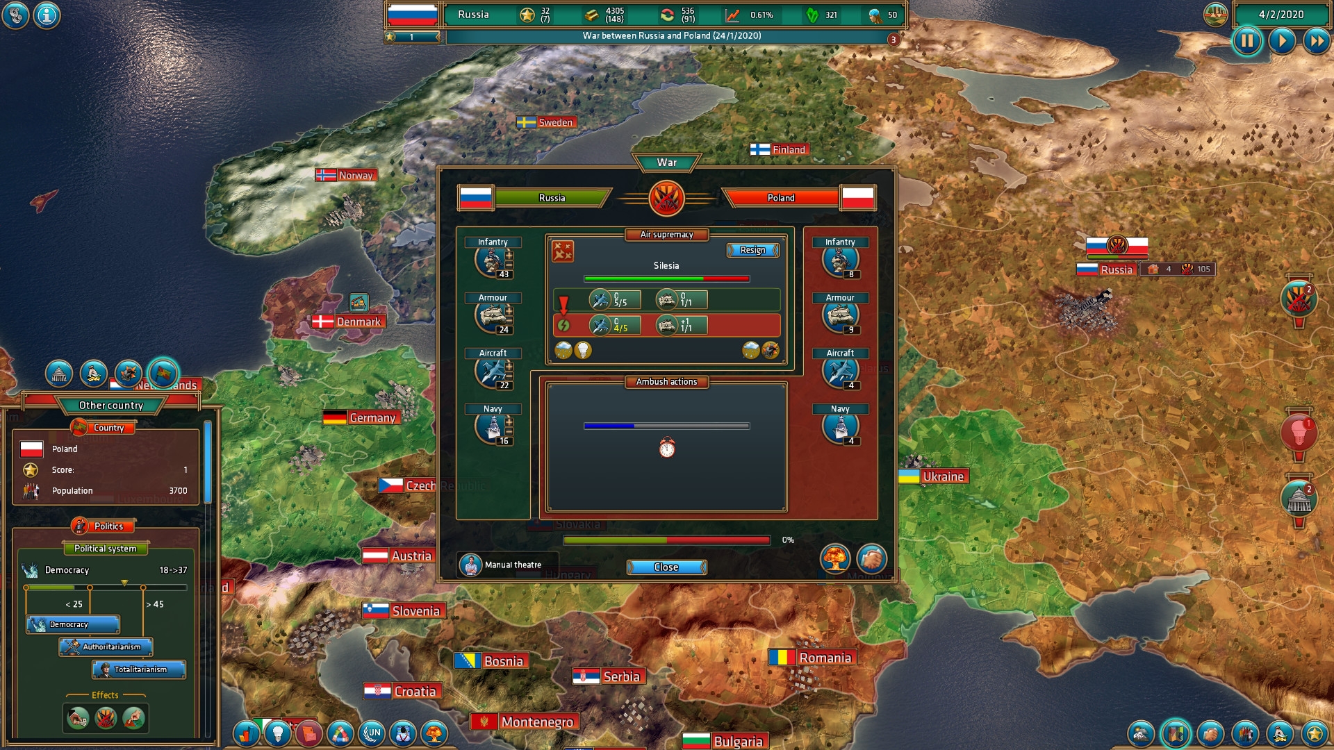 Скриншот из игры Realpolitiks под номером 8