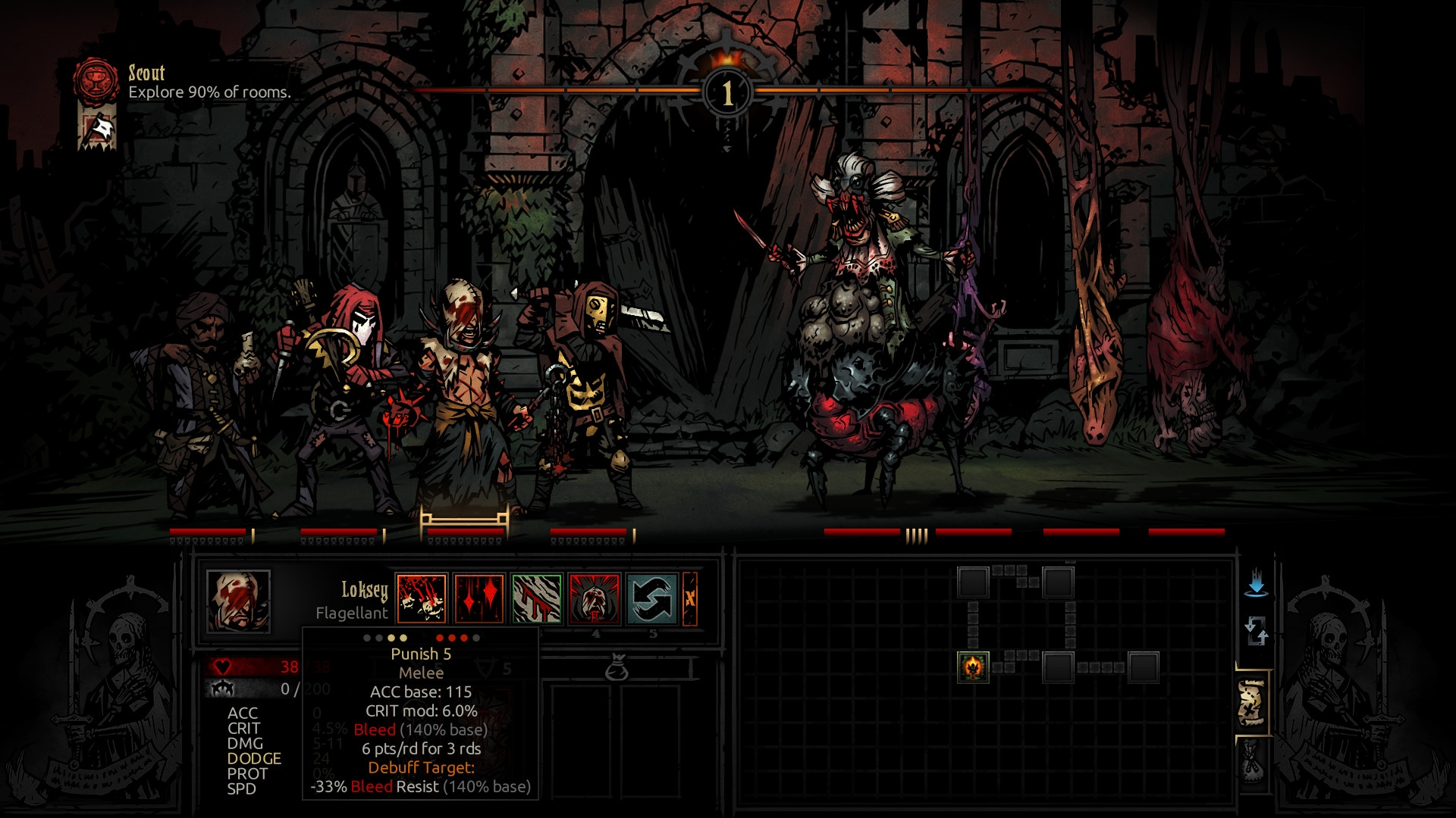 Скриншот из игры Darkest Dungeon: The Crimson Court под номером 6