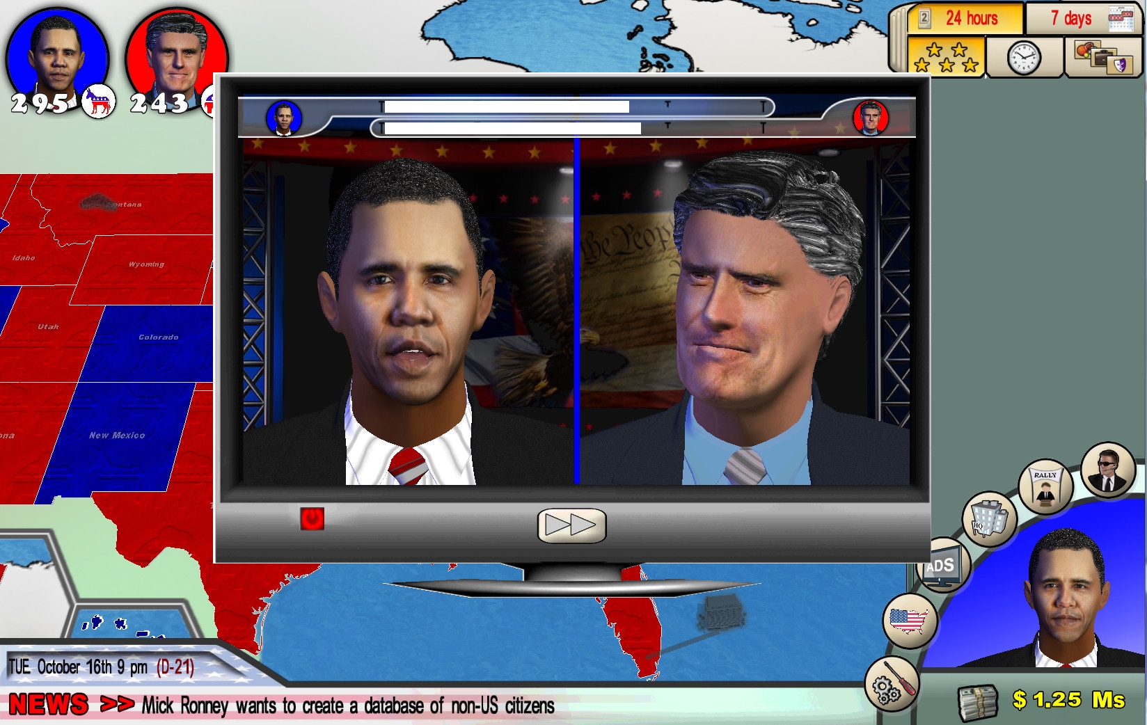 Скриншот из игры Race for the White House, The под номером 8