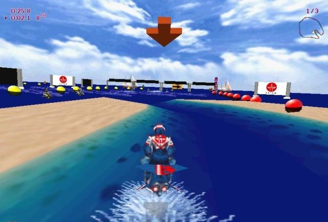 Скриншот из игры JetMoto под номером 6