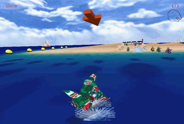 Скриншот из игры JetMoto под номером 9