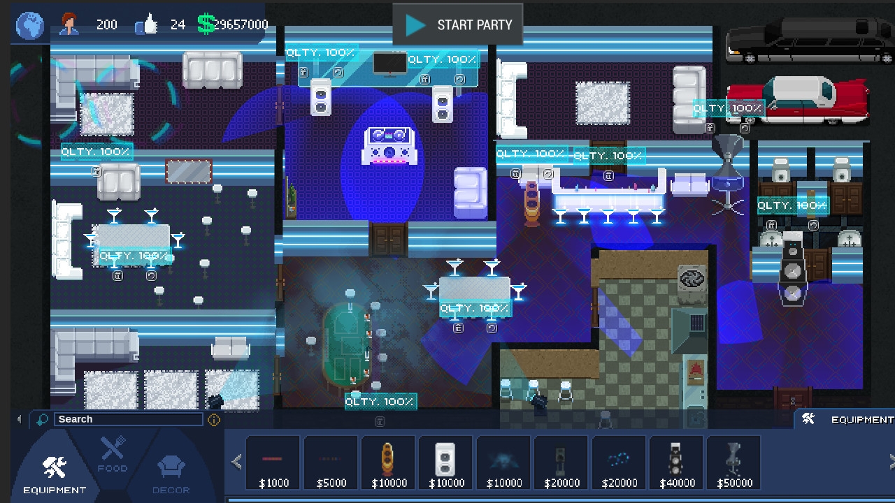 Скриншот из игры Party Hard Tycoon под номером 1