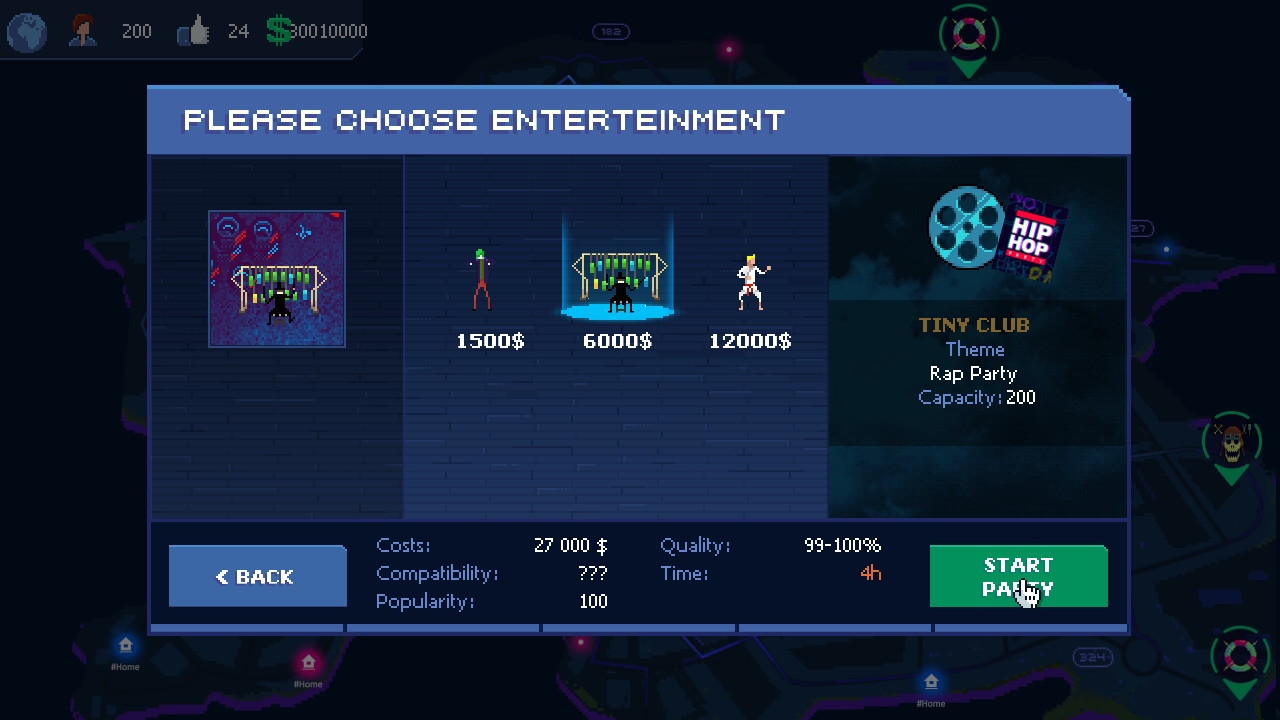 Скриншот из игры Party Hard Tycoon под номером 2