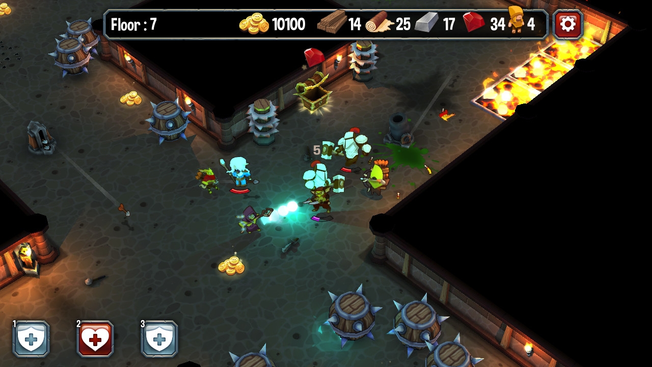 Скриншот из игры Super Dungeon Run под номером 1