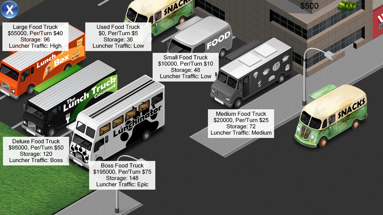 Скриншот из игры Lunch Truck Tycoon под номером 4