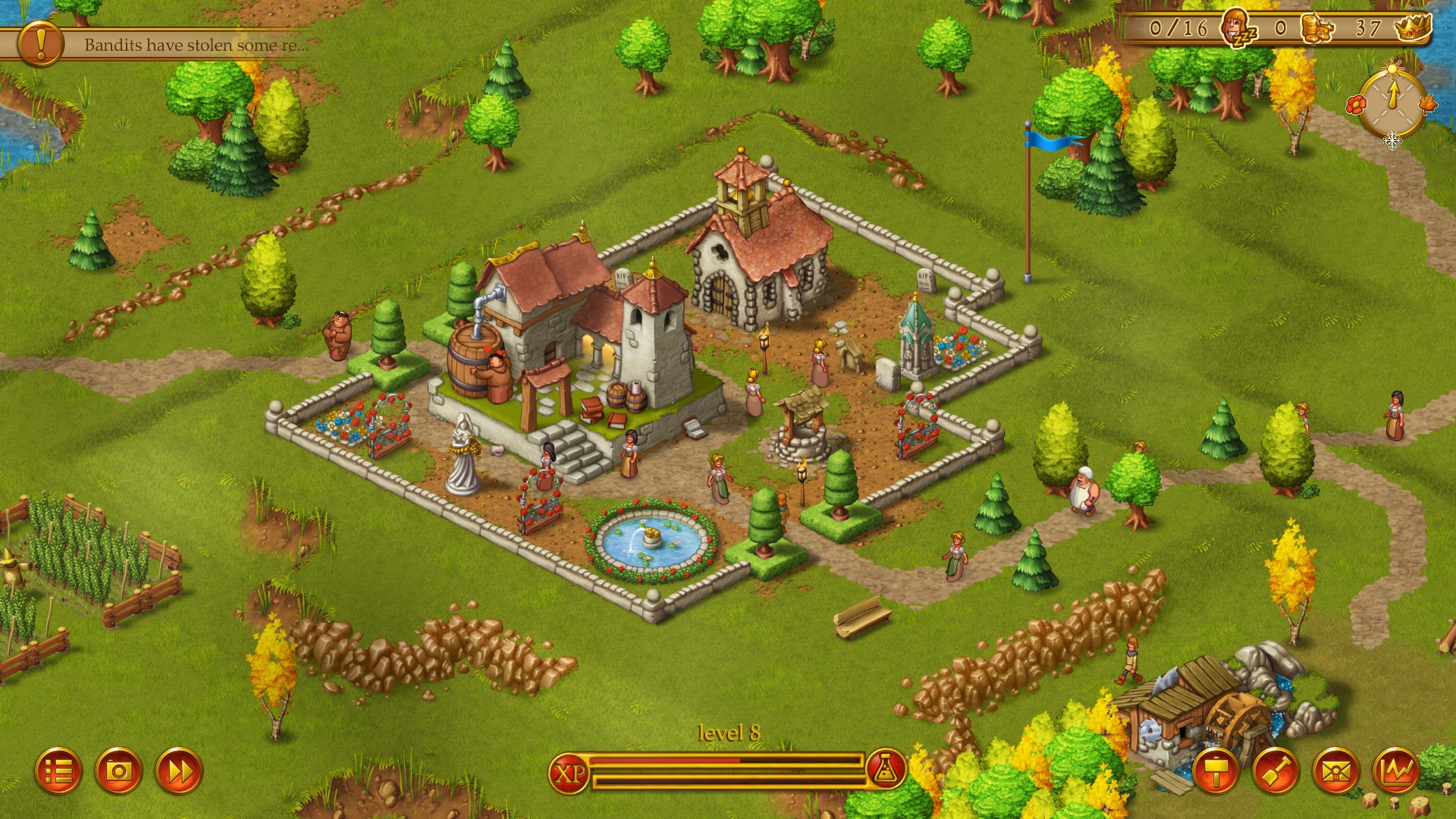 Скриншот из игры Townsmen под номером 1