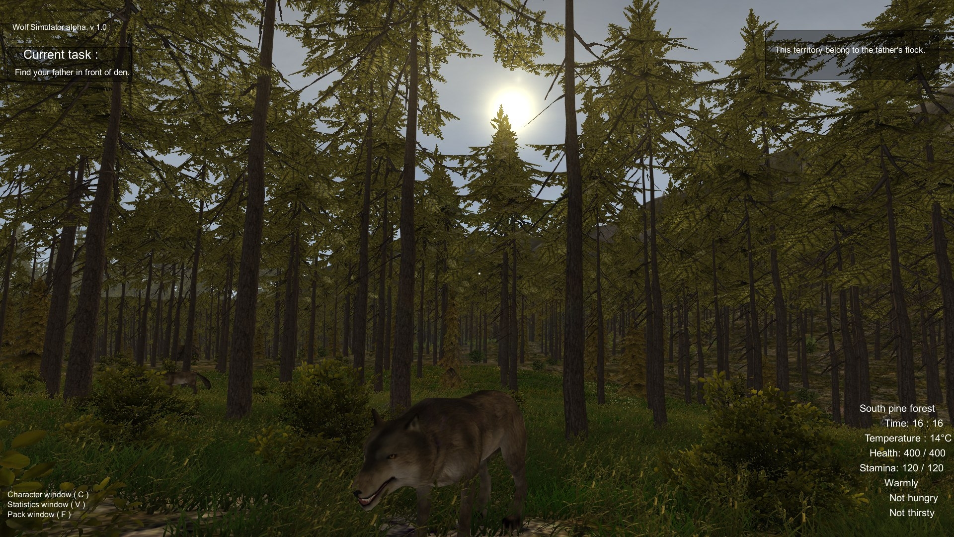 Скриншот из игры Wolf Simulator под номером 1