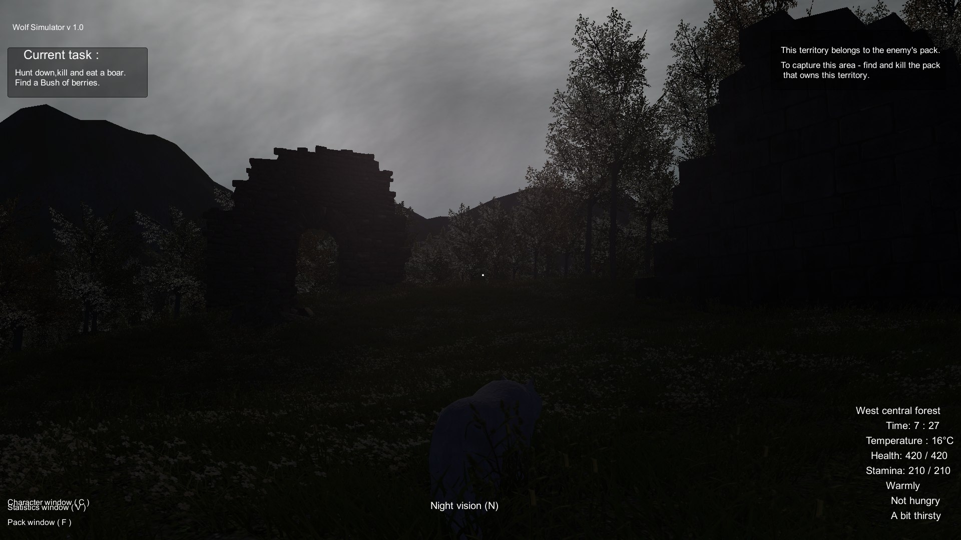 Скриншот из игры Wolf Simulator под номером 10