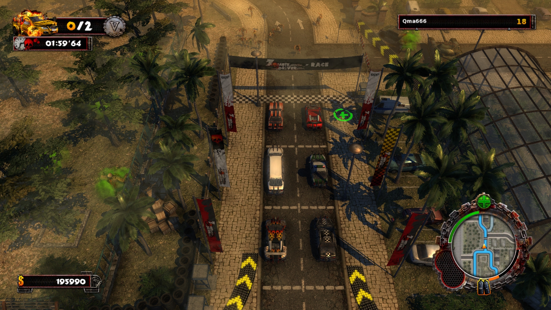 Скриншот из игры Zombie Driver HD под номером 1