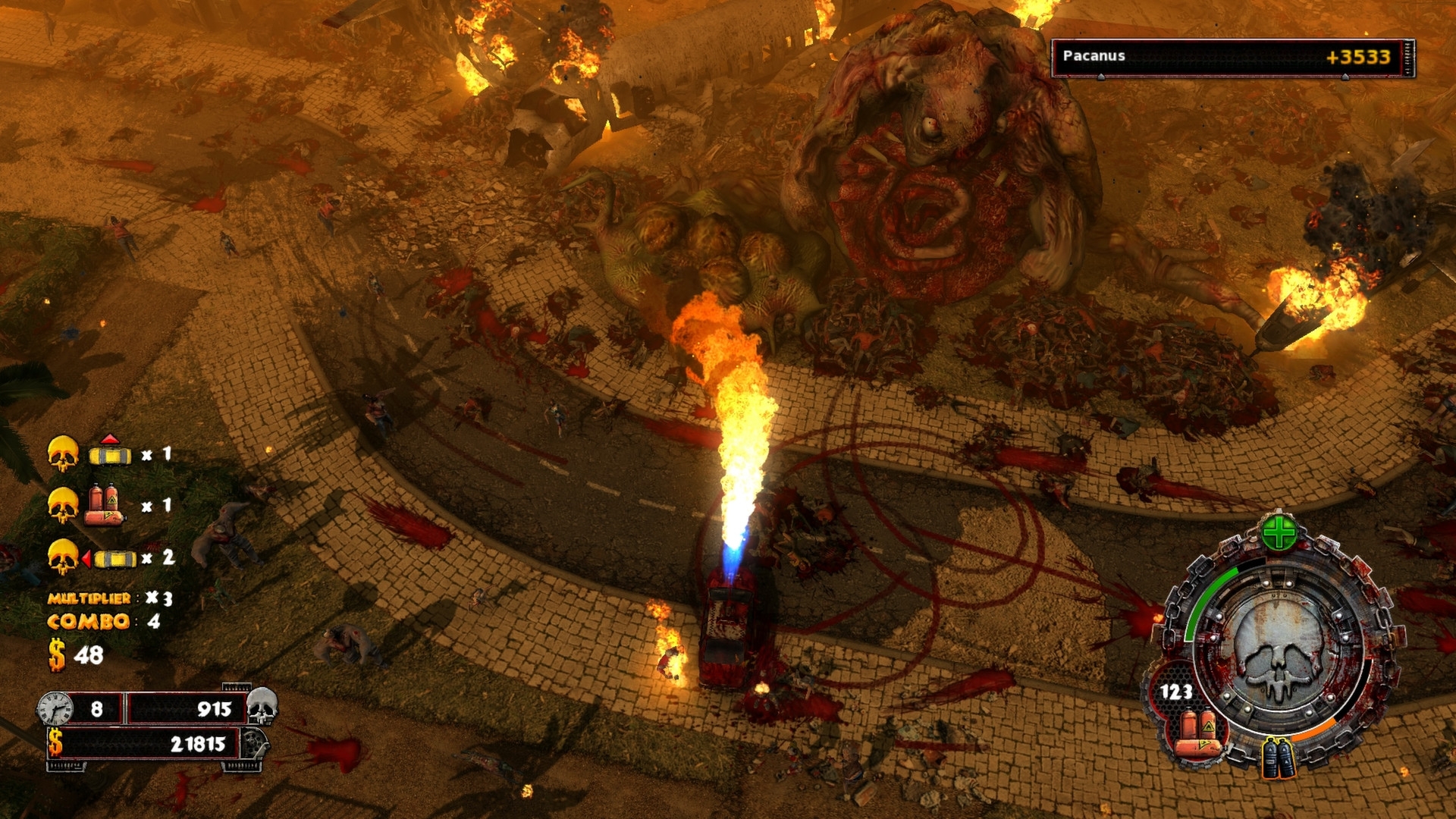Скриншот из игры Zombie Driver HD под номером 16