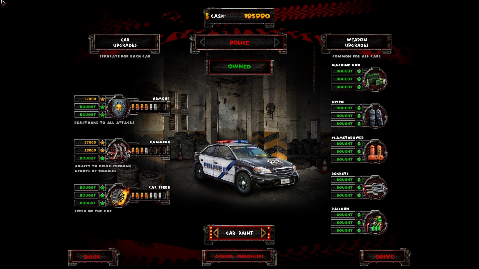 Скриншот из игры Zombie Driver HD под номером 2