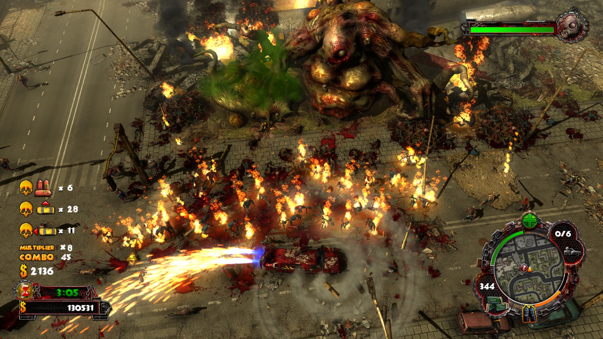 Скриншот из игры Zombie Driver HD под номером 5