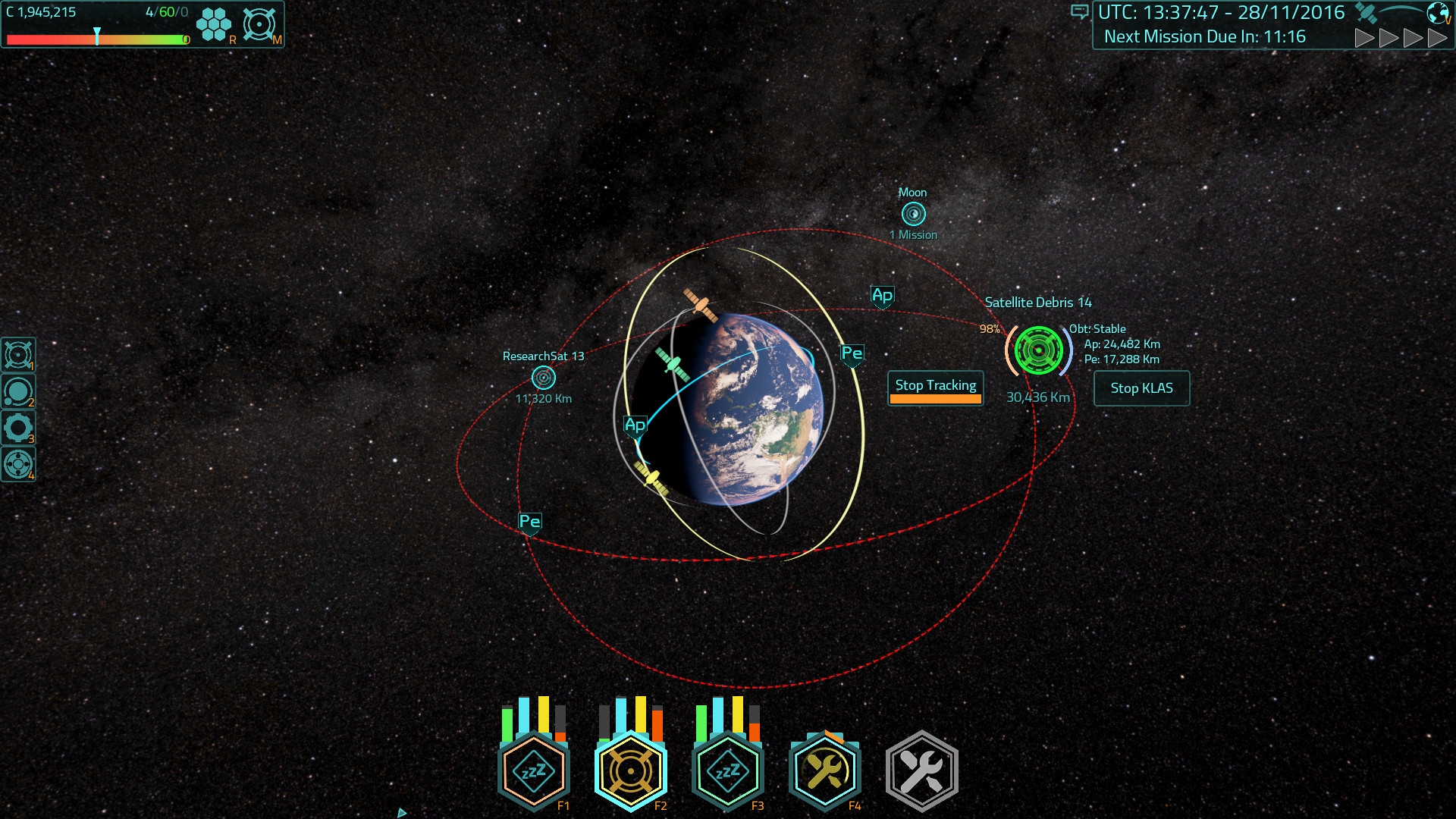 Скриншот из игры Satellite Command под номером 1