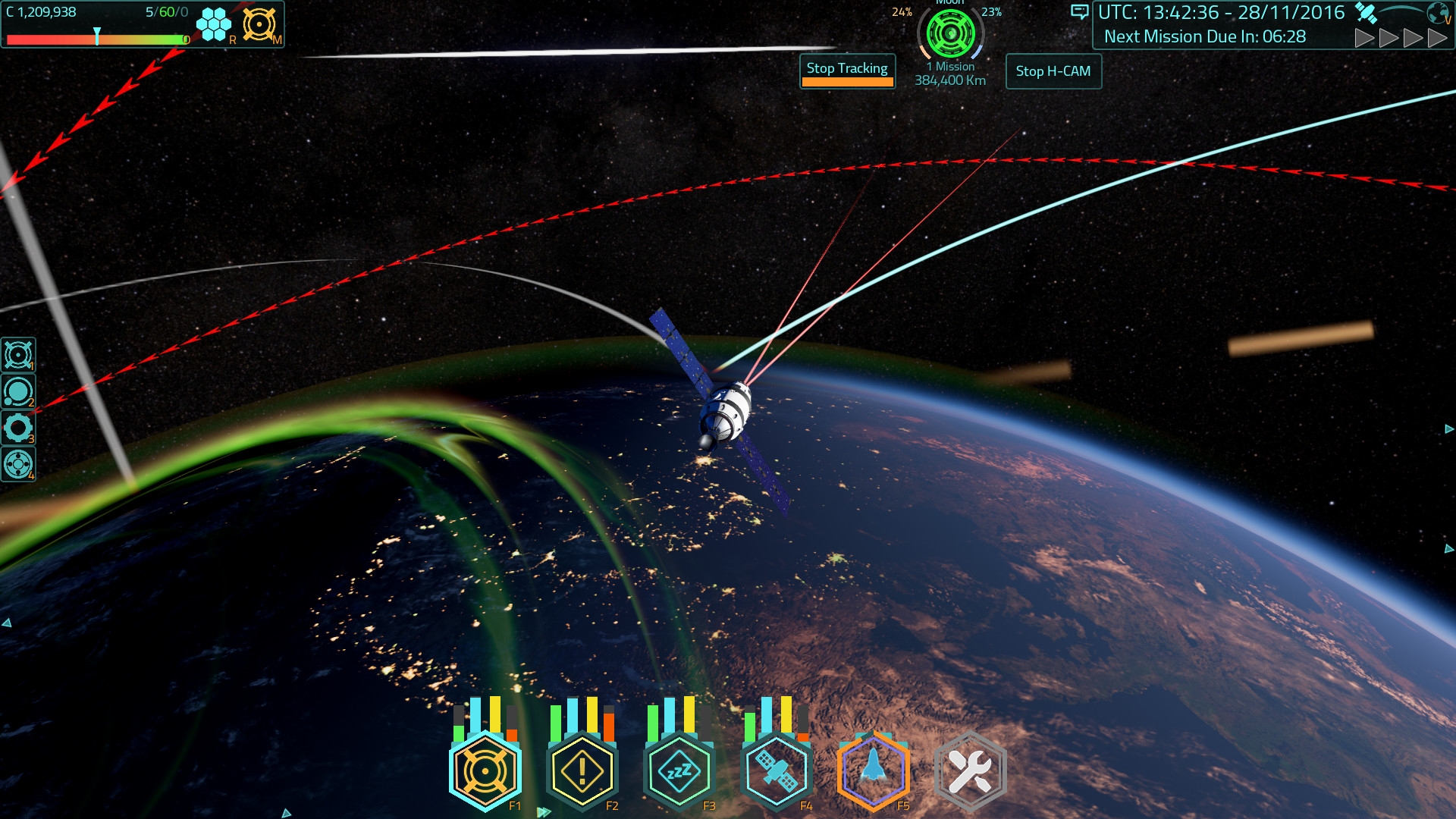 Скриншот из игры Satellite Command под номером 2