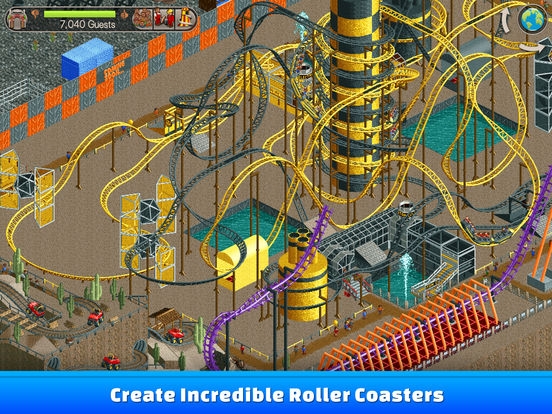 Скриншот из игры RollerCoaster Tycoon Classic под номером 1