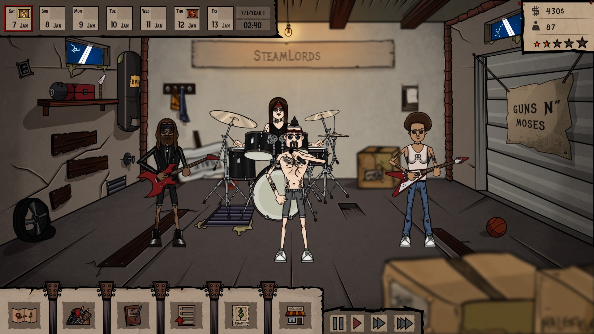 Скриншот из игры Rock God Tycoon под номером 4