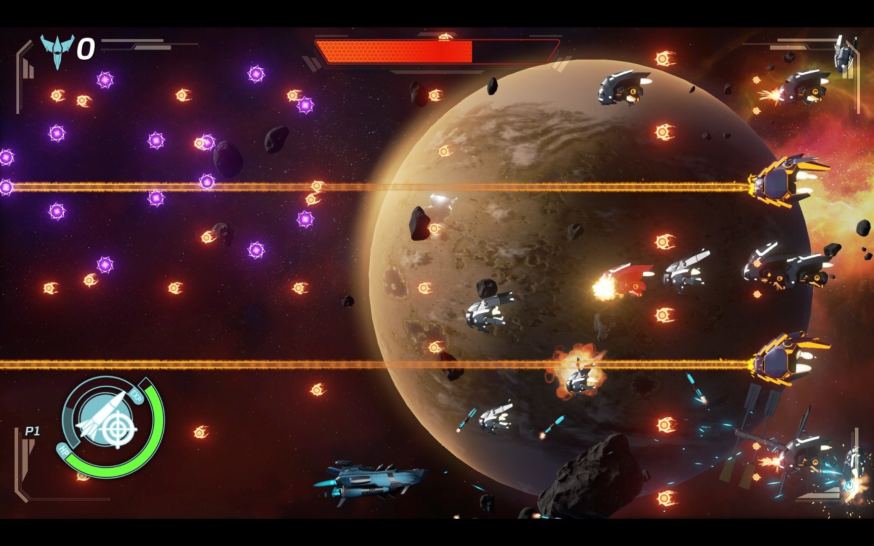 Скриншот из игры Galacide под номером 2