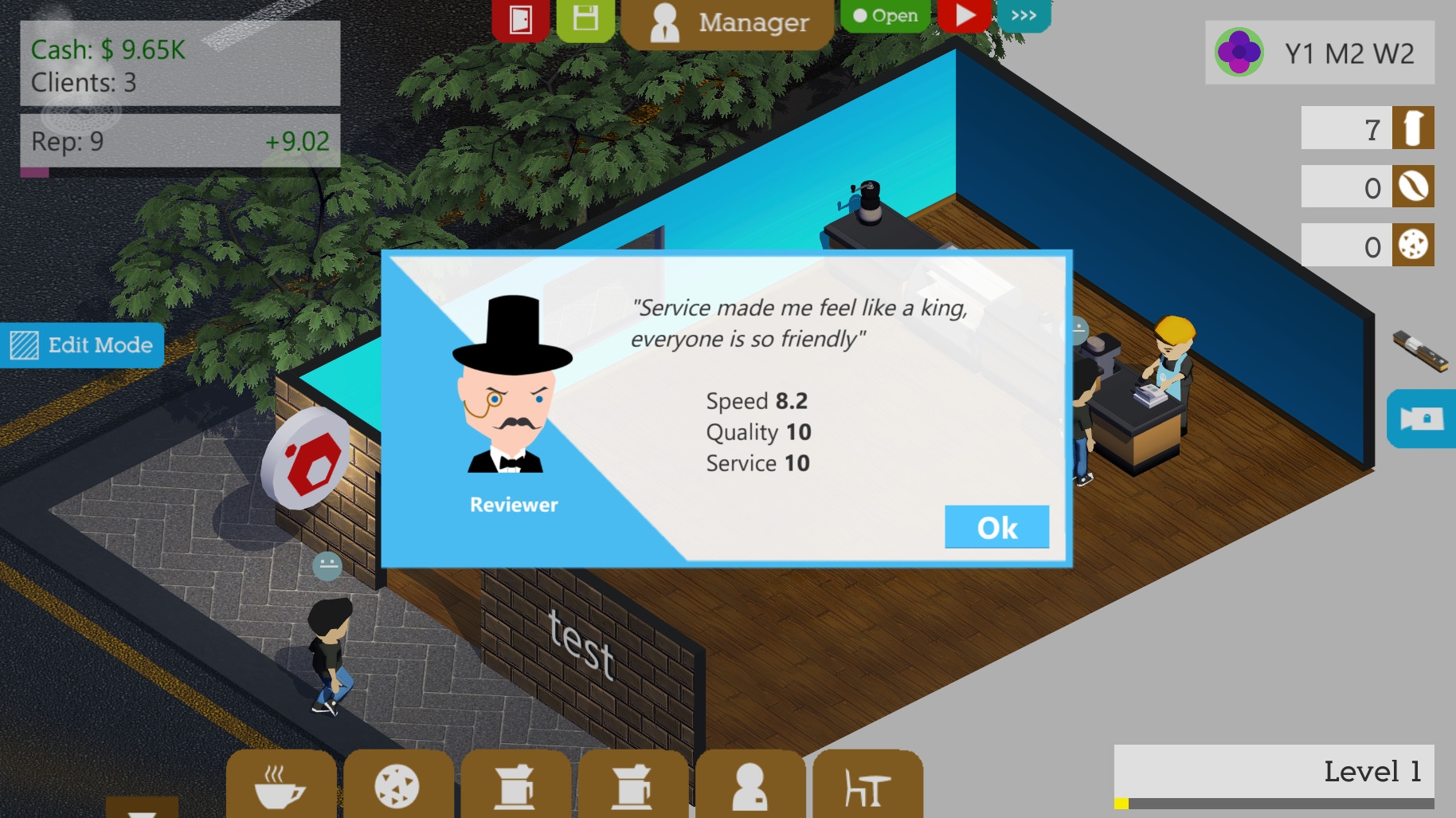 Скриншот из игры Coffee Shop Tycoon под номером 9