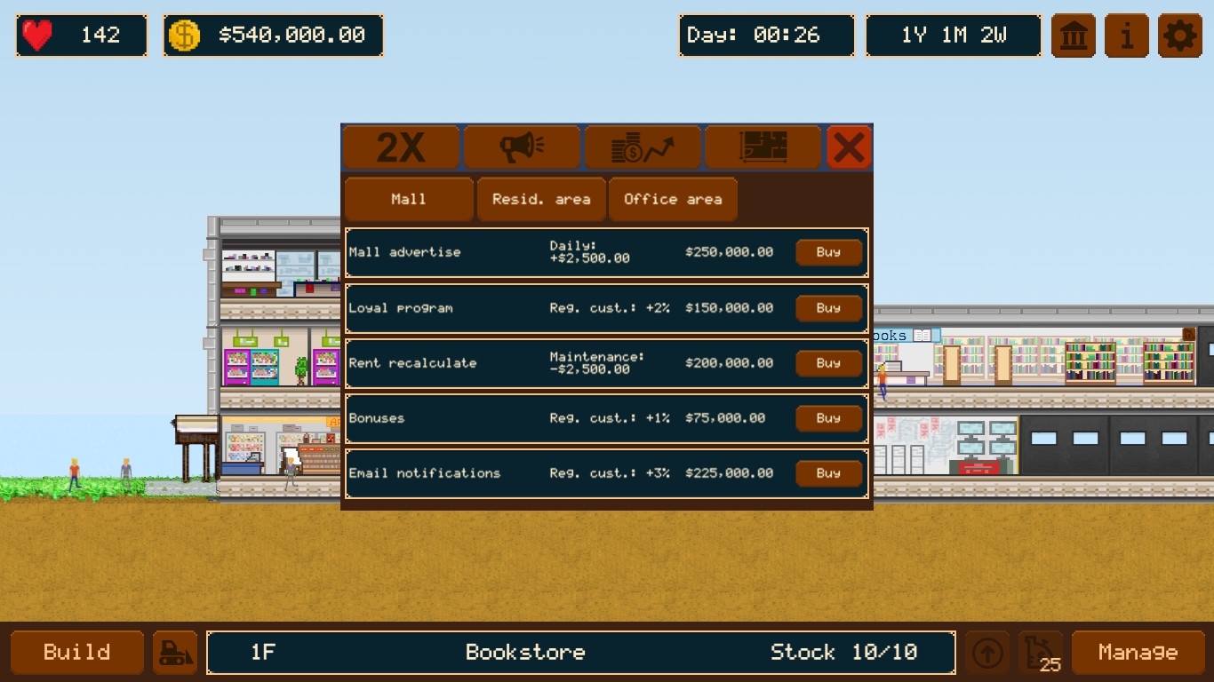 Скриншот из игры Mall Empire под номером 4
